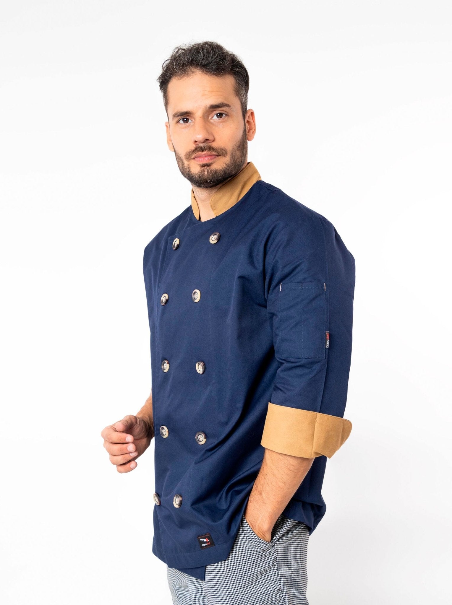 FILIPINA CHEF CORTE REGULAR MILÁN HOMBRE #Color_Azul Marino

