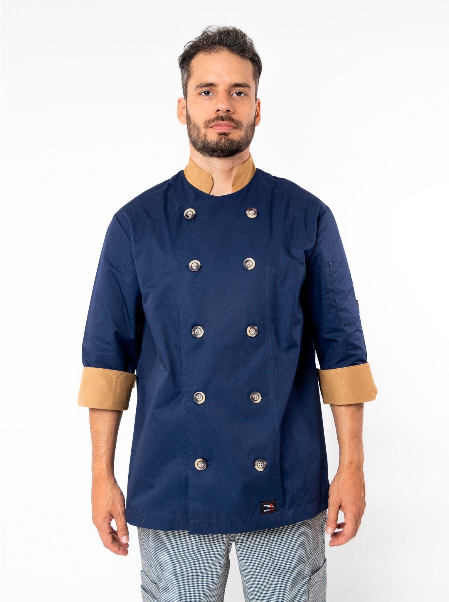 FILIPINA CHEF CORTE REGULAR MILÁN HOMBRE #Color_Azul Marino
