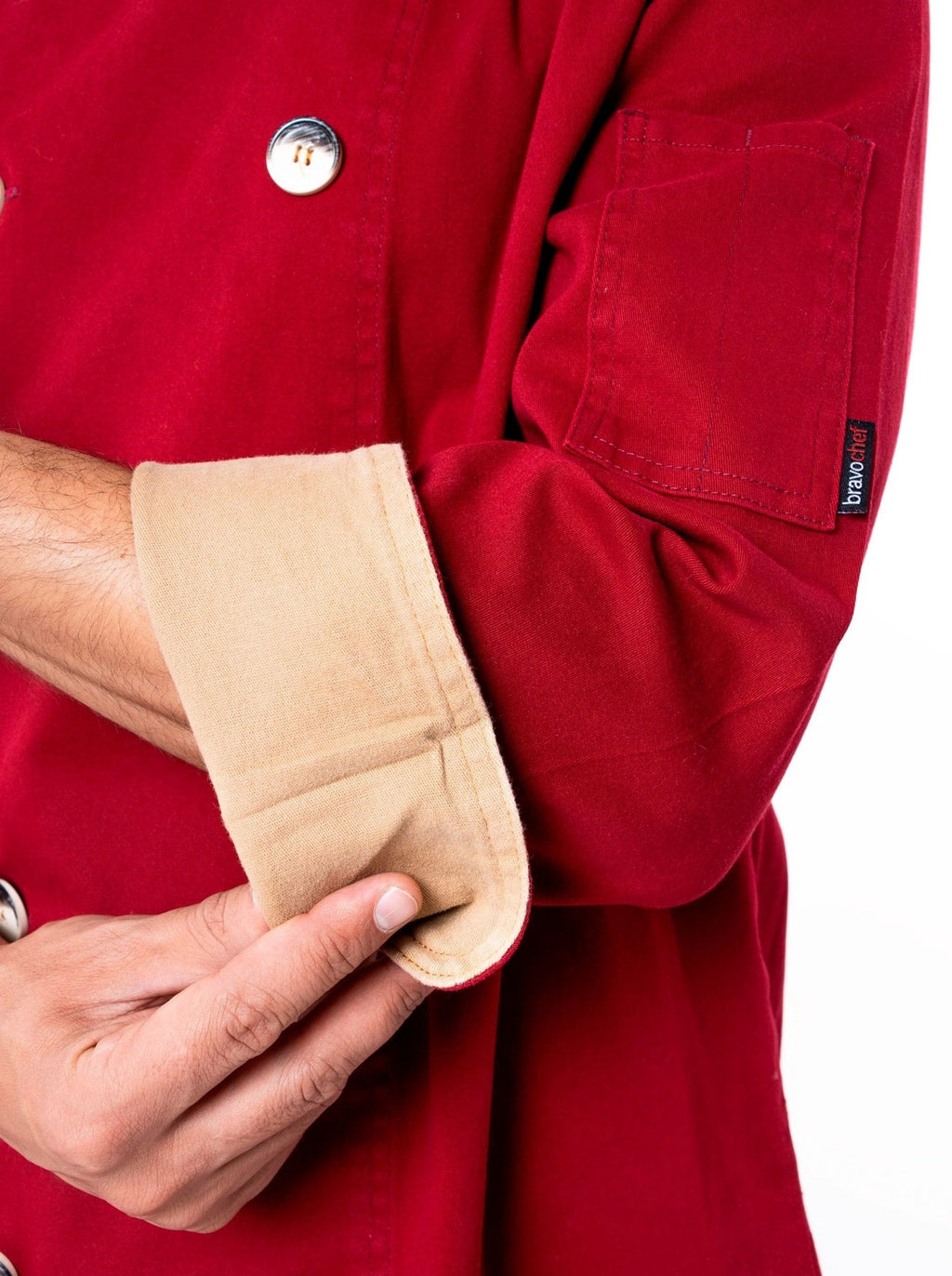 FILIPINA CHEF CORTE REGULAR MILÁN HOMBRE #Color_Rojo
