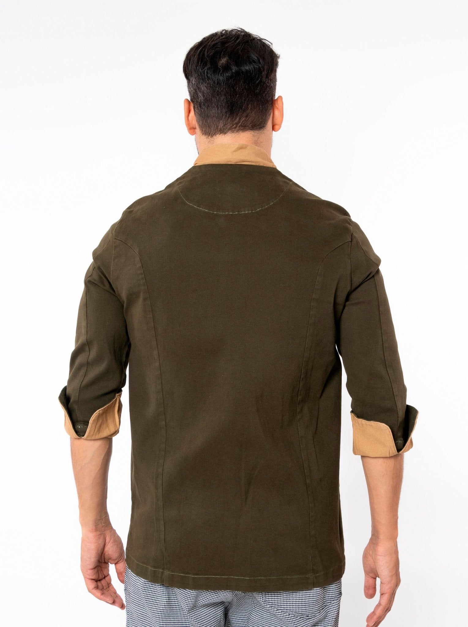 FILIPINA CHEF CORTE REGULAR MILÁN HOMBRE #Color_Verde Oliva