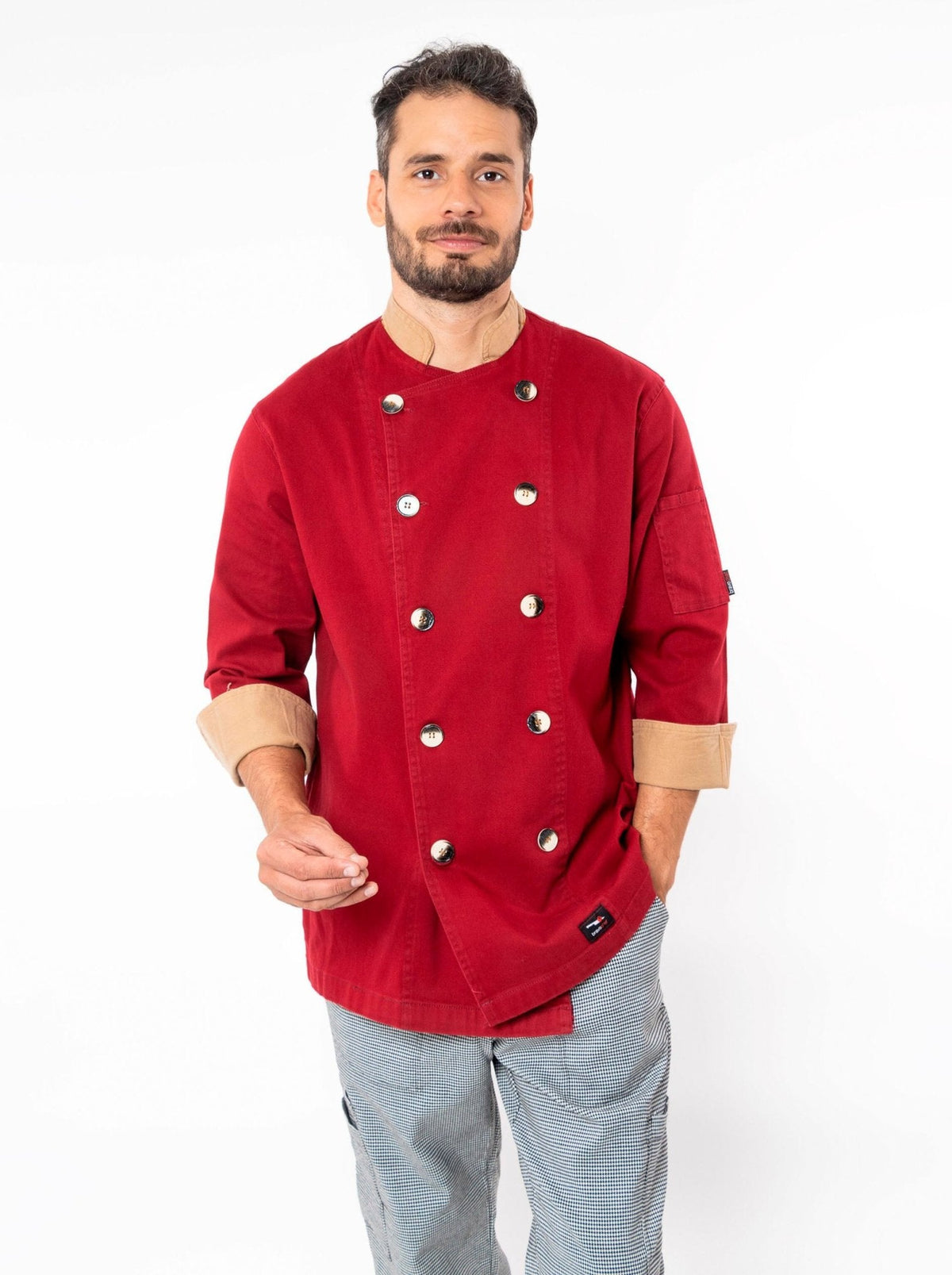 FILIPINA CHEF CORTE REGULAR MILÁN HOMBRE #Color_Rojo
