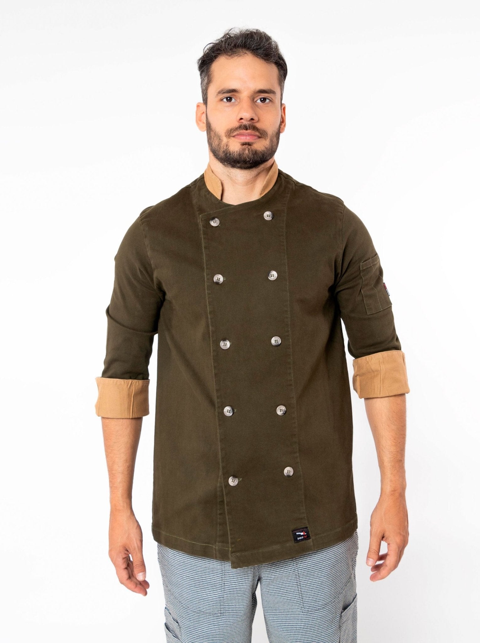 FILIPINA CHEF CORTE REGULAR MILÁN HOMBRE #Color_Verde Oliva