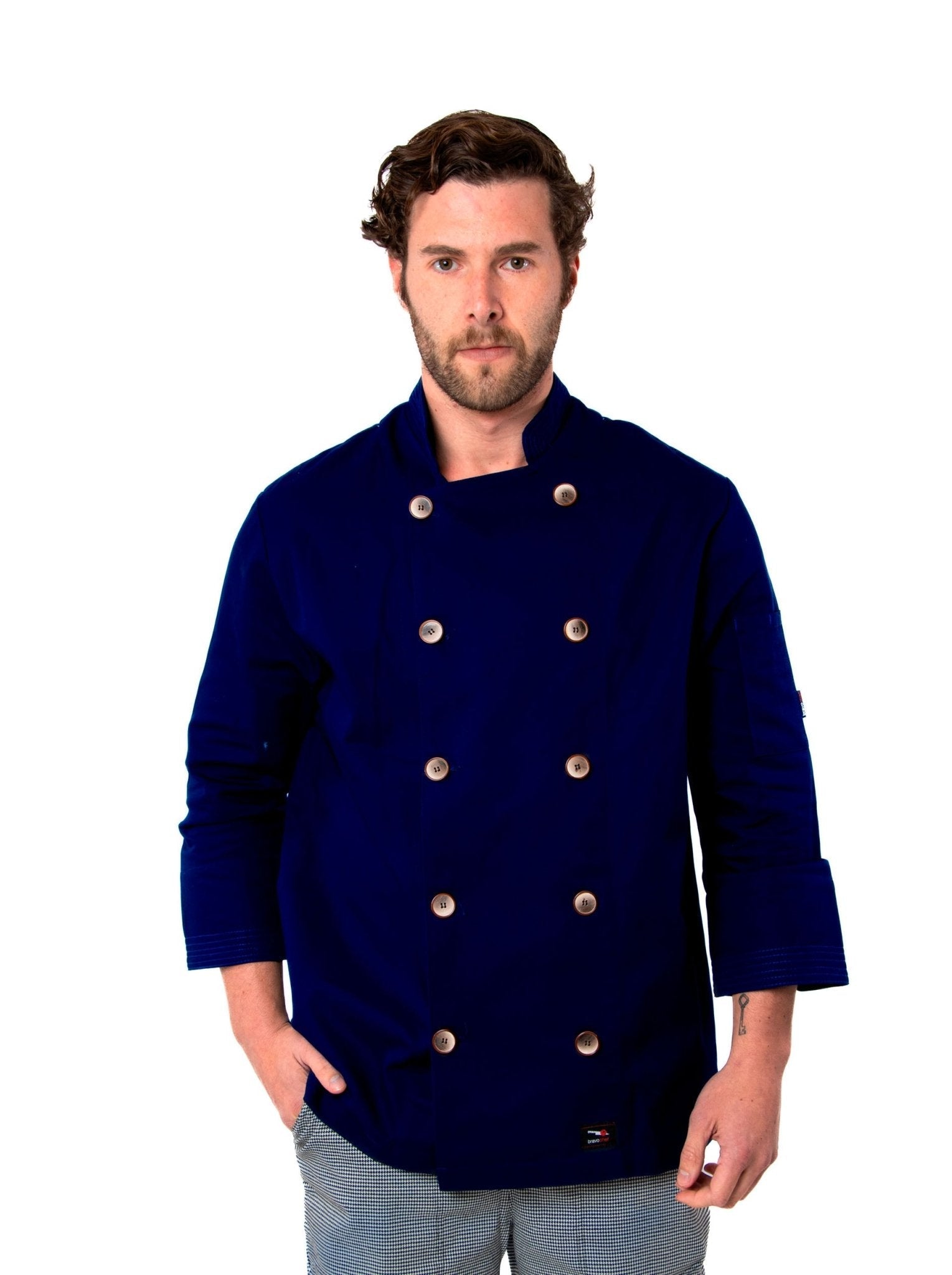 FILIPINA EJECUTIVA CHEF CORTE REGULAR LYON HOMBRE #Color_Azul Marino
