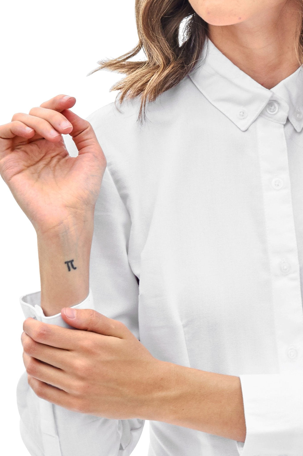 BLUSA FORMAL MANGA LARGA MONTENEGRO #Color_Blanco