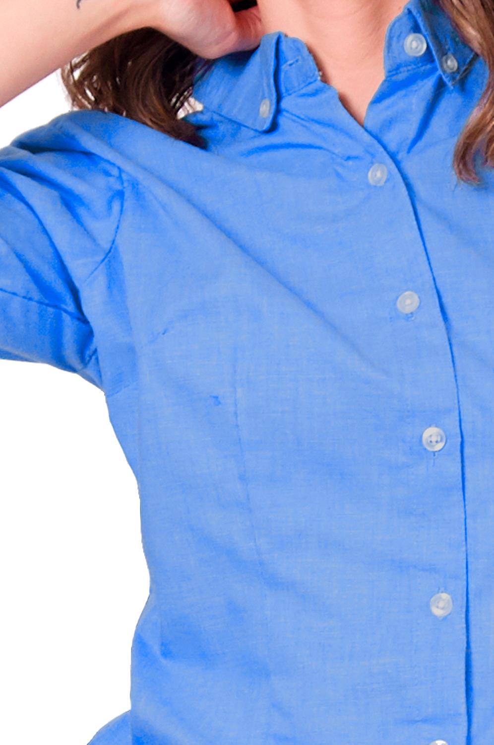 BLUSA CASUAL MANGA LARGA IBIZA #Color_Azul