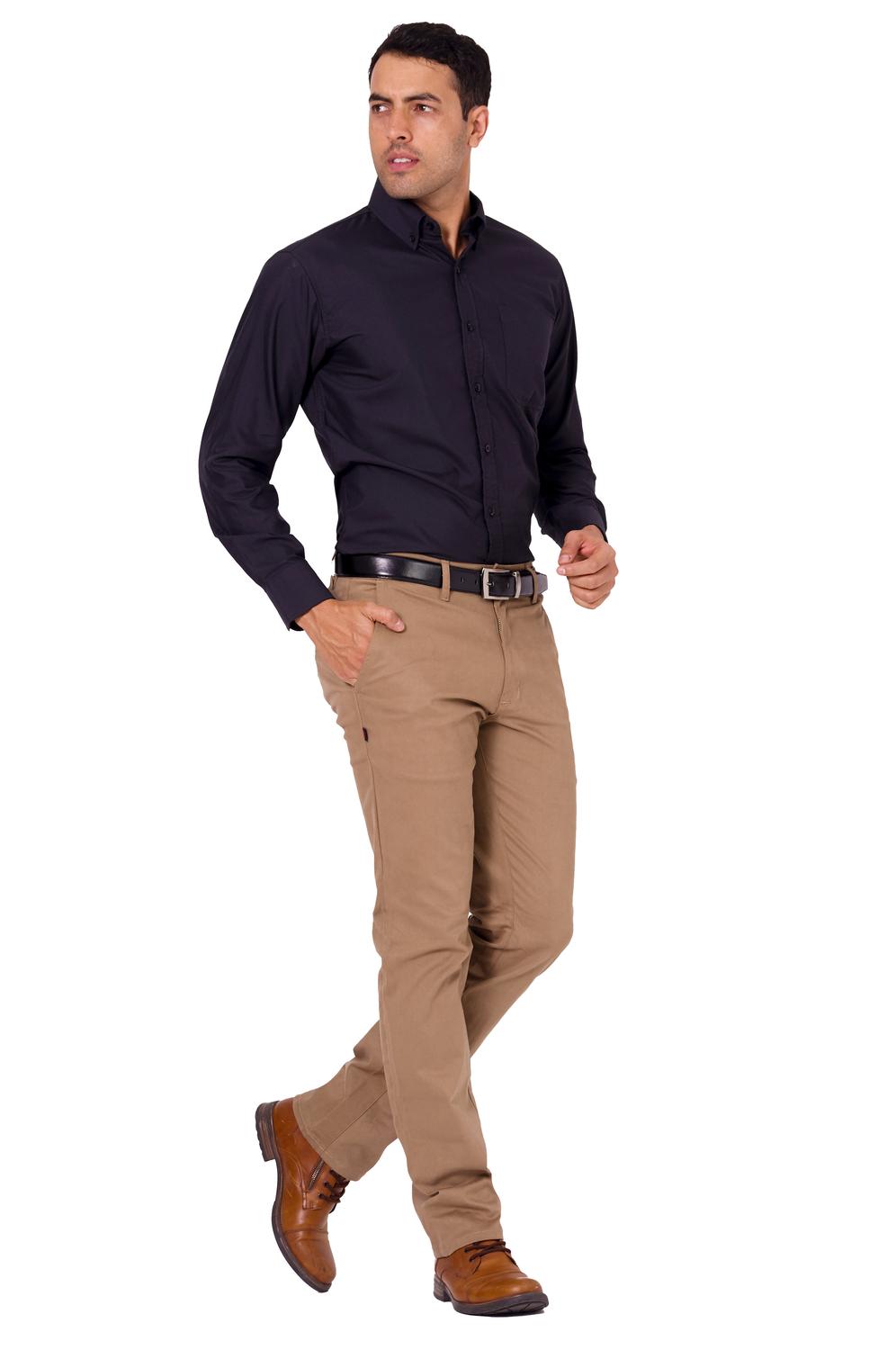 PANTALÓN CASUAL DETROIT HOMBRE #Color_Café