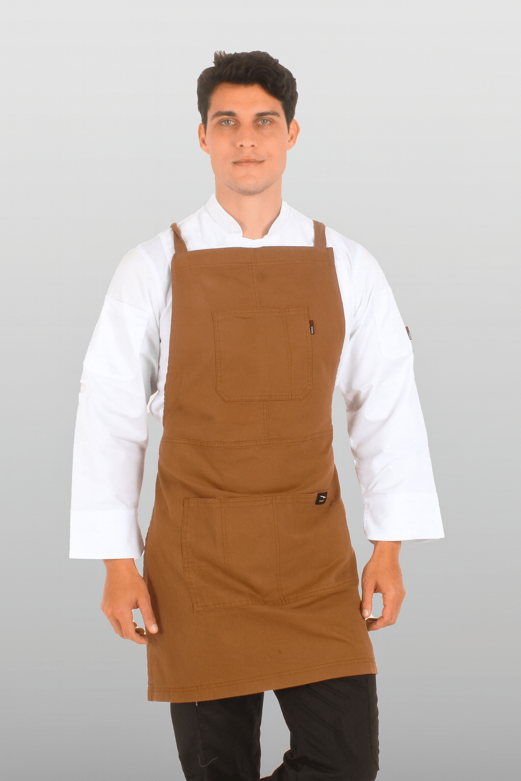 MANDIL DE CHEF TOSCANA UNISEX #Color_Marrón