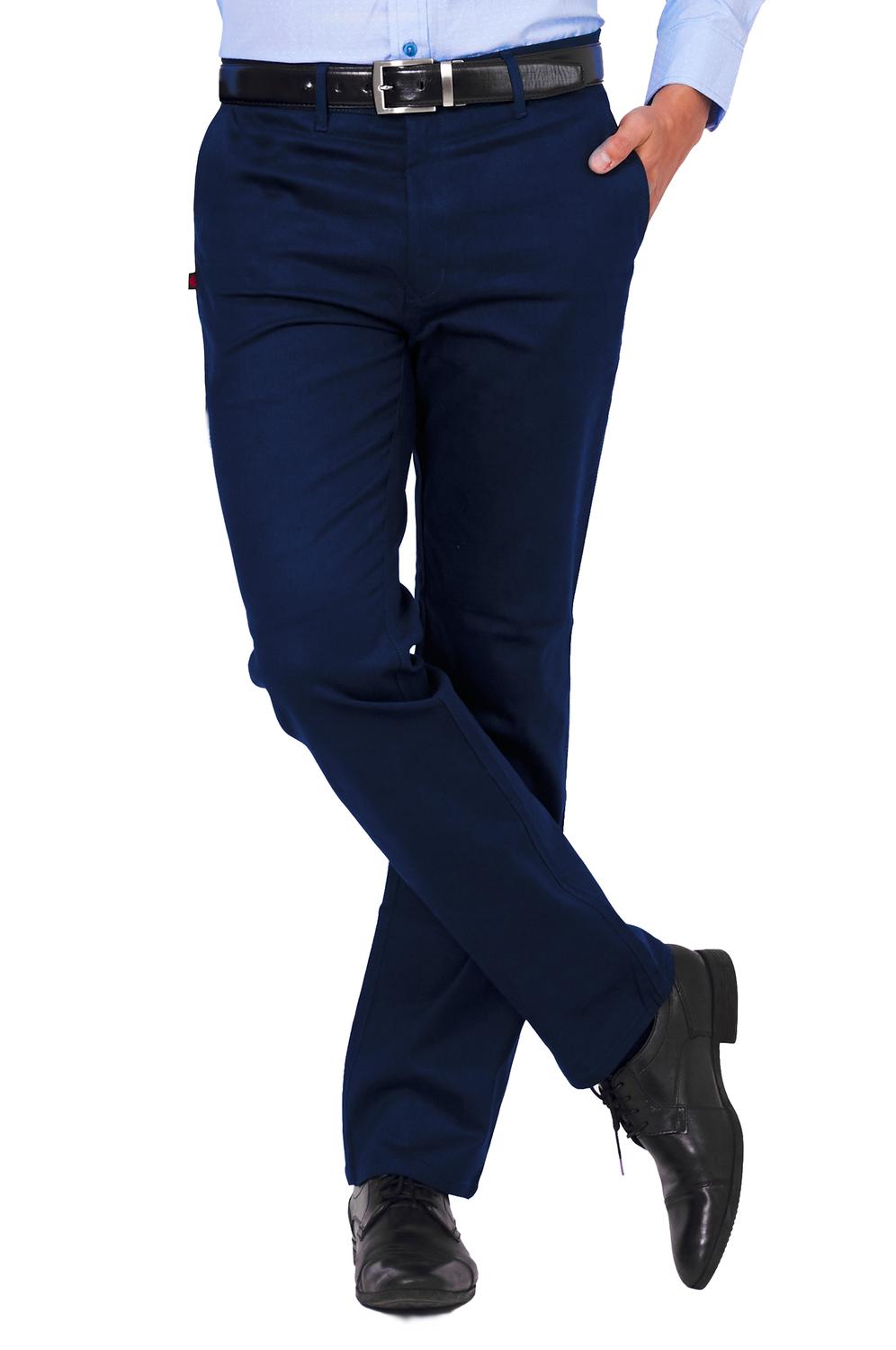 PANTALÓN CASUAL DE GABARDINA BOSTON HOMBRE #Color_Azul marino