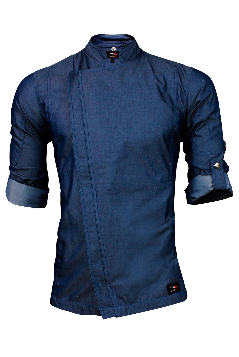 FILIPINA CHEF SLIM FIT DE MEZCLILLA CALIFORNIA HOMBRE #Color_Azul Mezclilla