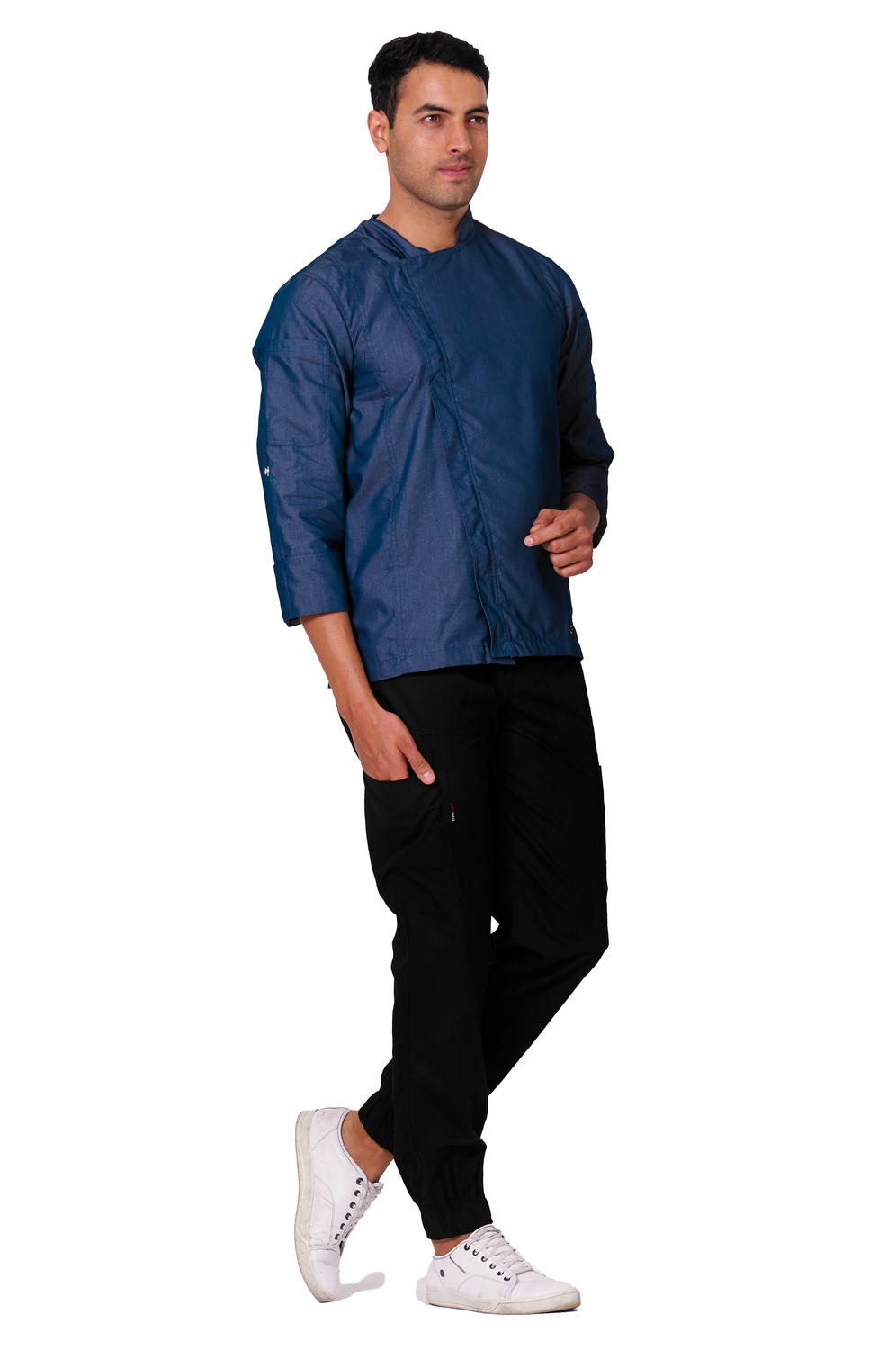 FILIPINA CHEF SLIM FIT DE MEZCLILLA CALIFORNIA HOMBRE #Color_Azul Mezclilla